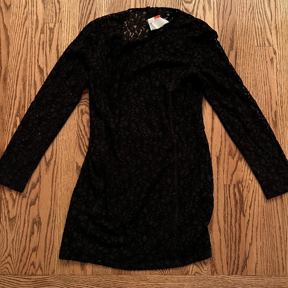 Aritzia TALULA women’s black lace long sleeved dress